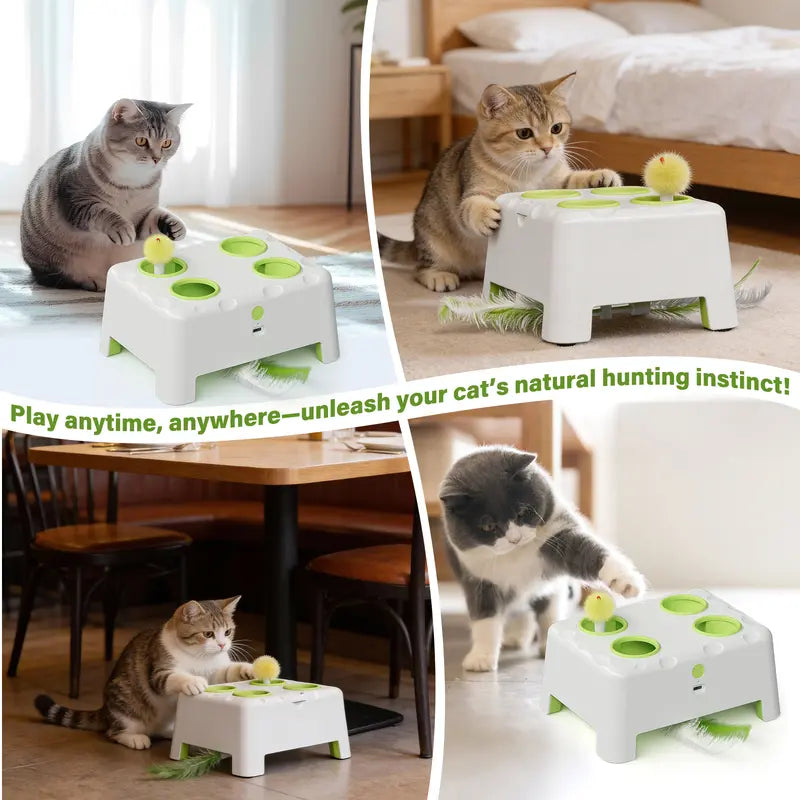 Whack-a-Mole Interactive Cat Toy | Pet Intelligence & Activity Toy